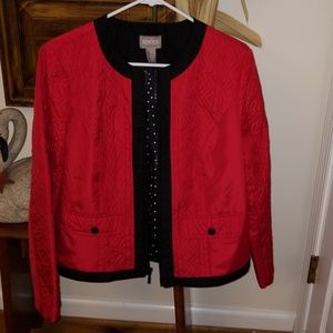 Gorgeous red jacket by Chico's